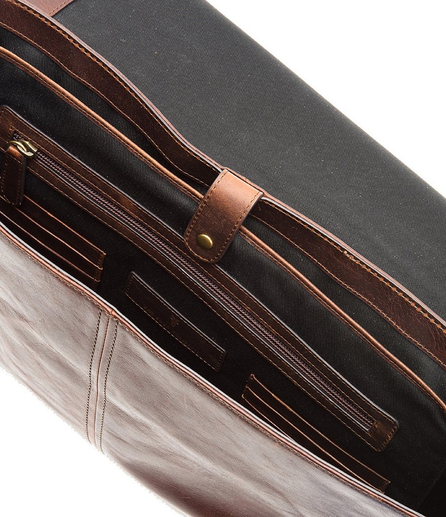 Frye Logan Top Handle Leather Briefcase