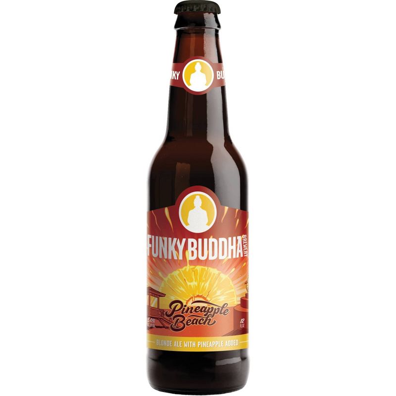 Funky Buddha Pineapple Beach Blonde Ale Beer - 6pk/12 fl oz Bottles