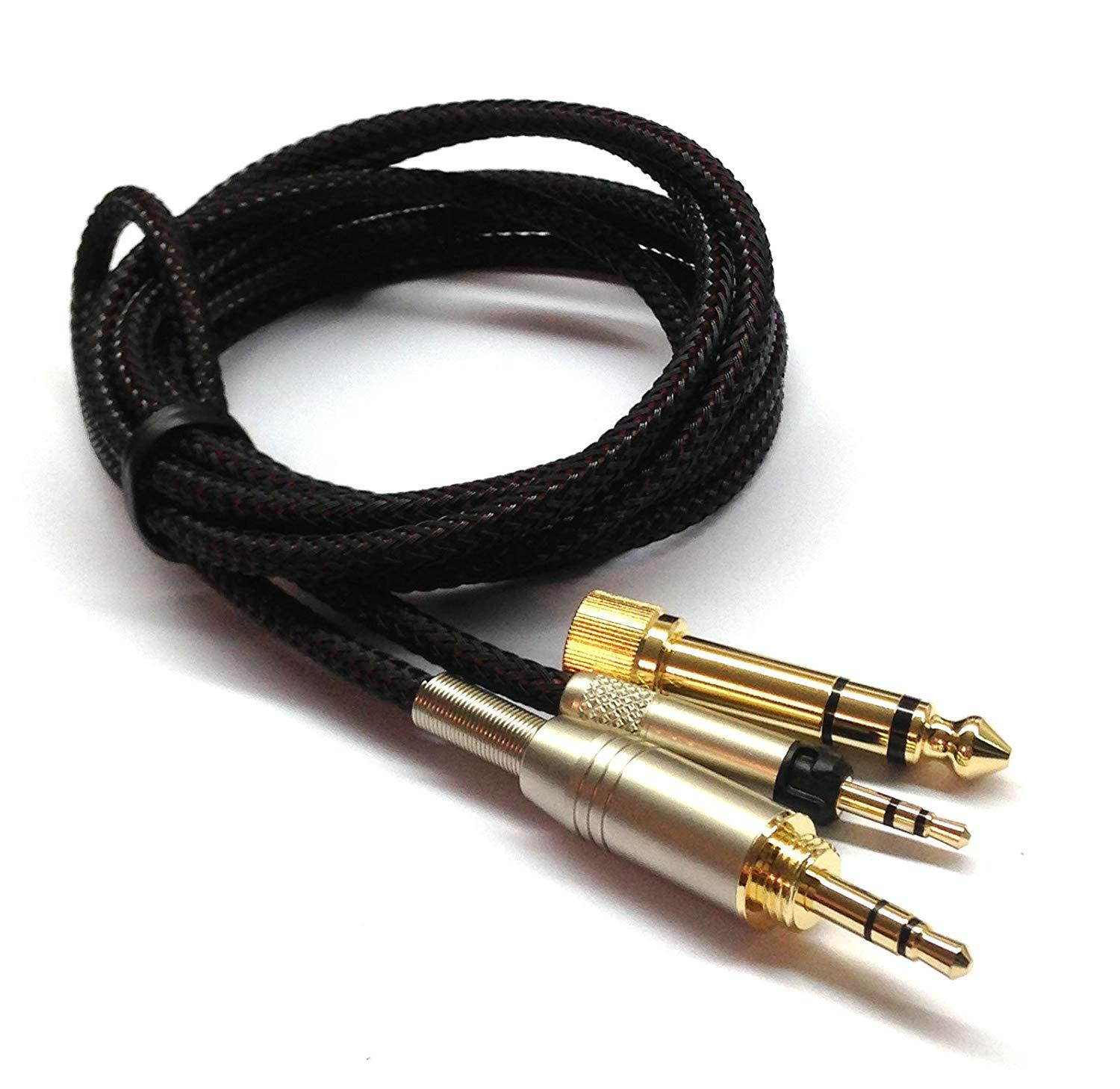 3m Replacement Audio upgrade Cable For Audio Technica ATH-M50x ATH-M40x Headphones
