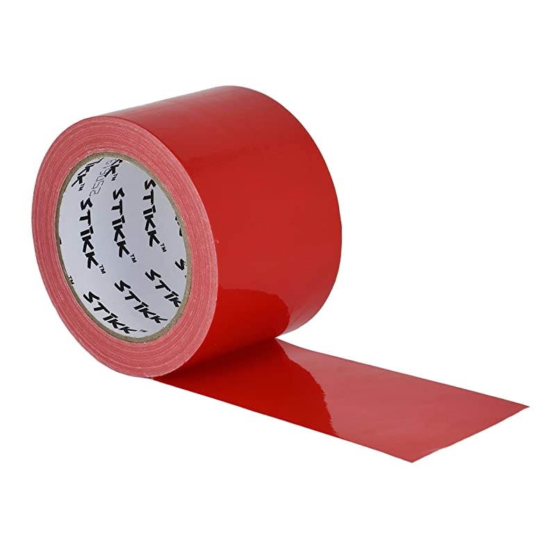 x 25 yd 7.5 Mil Thick Red Duct Tape PE Coated Weather Resistant (2.83 in 72MM)