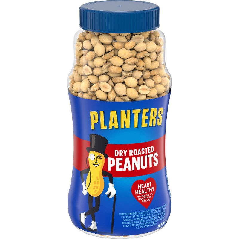 Planters Heart Healthy Dry Roasted Peanuts - 16oz