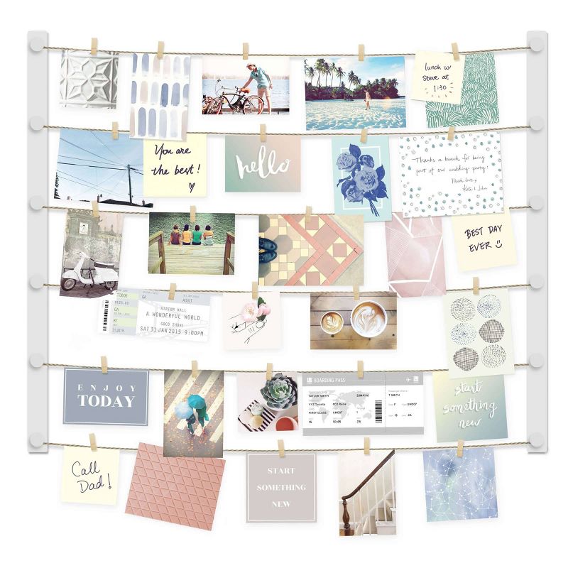 Hangup Photo Display Clips White - Umbra