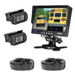 PYLE PLCMTR72 7" Commercial-Grade Weatherproof Backup Cameras & Monitor System