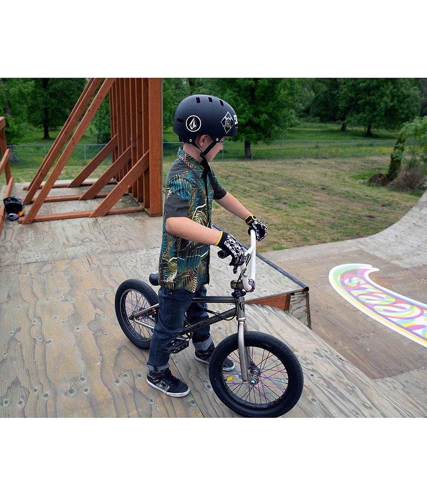 Volcom Big Boys 8-20 Short-Sleeve Hall Pass Button-Front Shirt