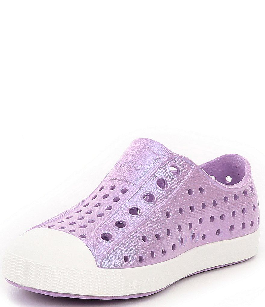 Native Girls' Jefferson Iridescent Slip-On Sneakers (Infant)