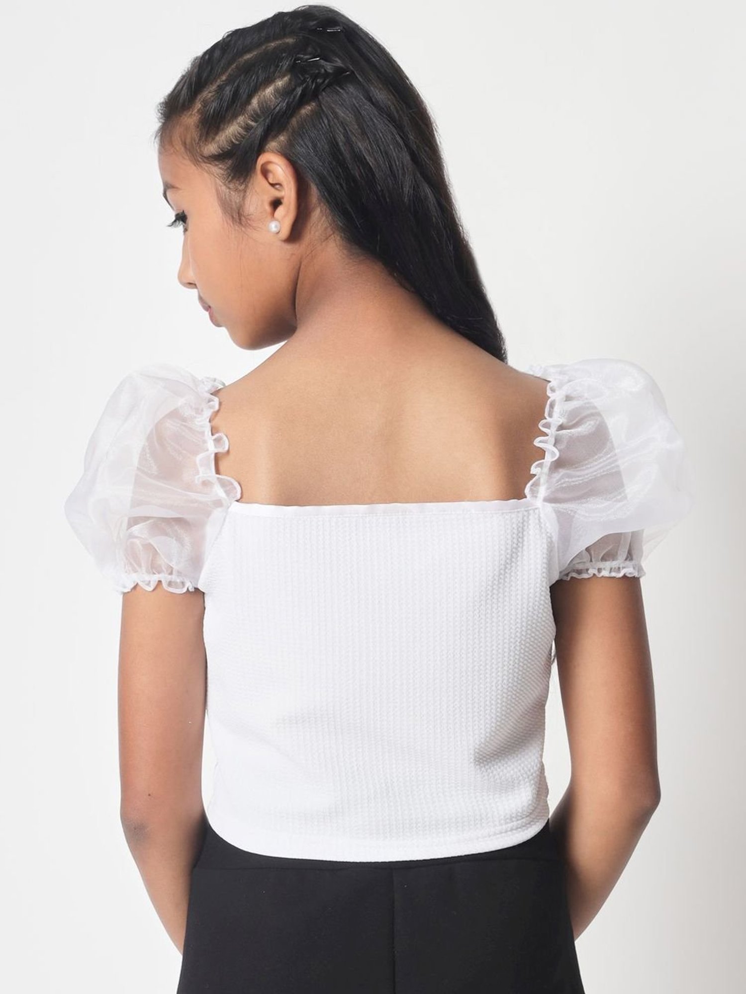 Tiny Girl Kids Pink Solid Top