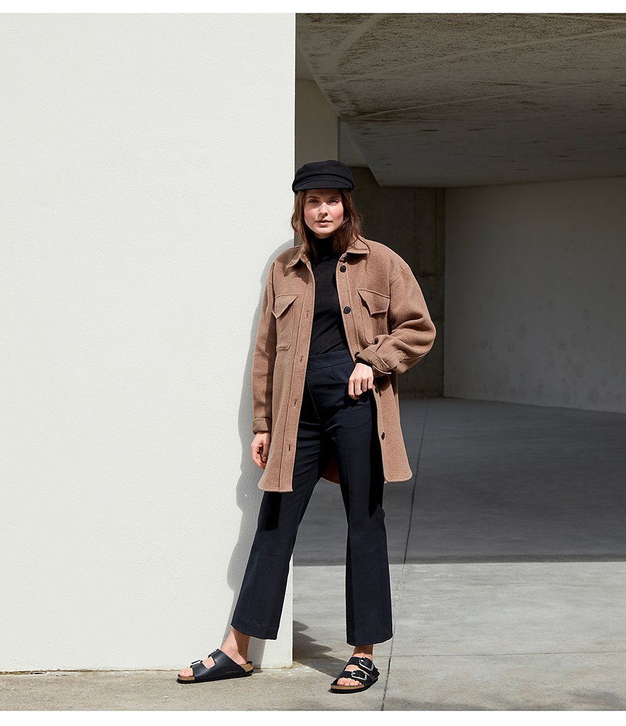 Birkenstock Women's Arizona Oiled Leather Big Buckle Slide Sandals