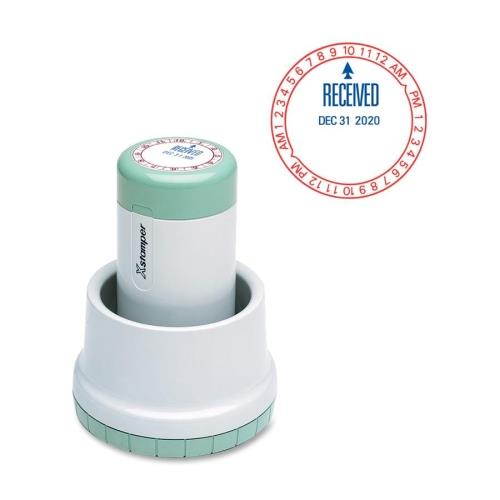 Xstamper XpeDater Pre-Inked Rotary RECEIVED Message/Date and Time Stamp 1 EA/BX