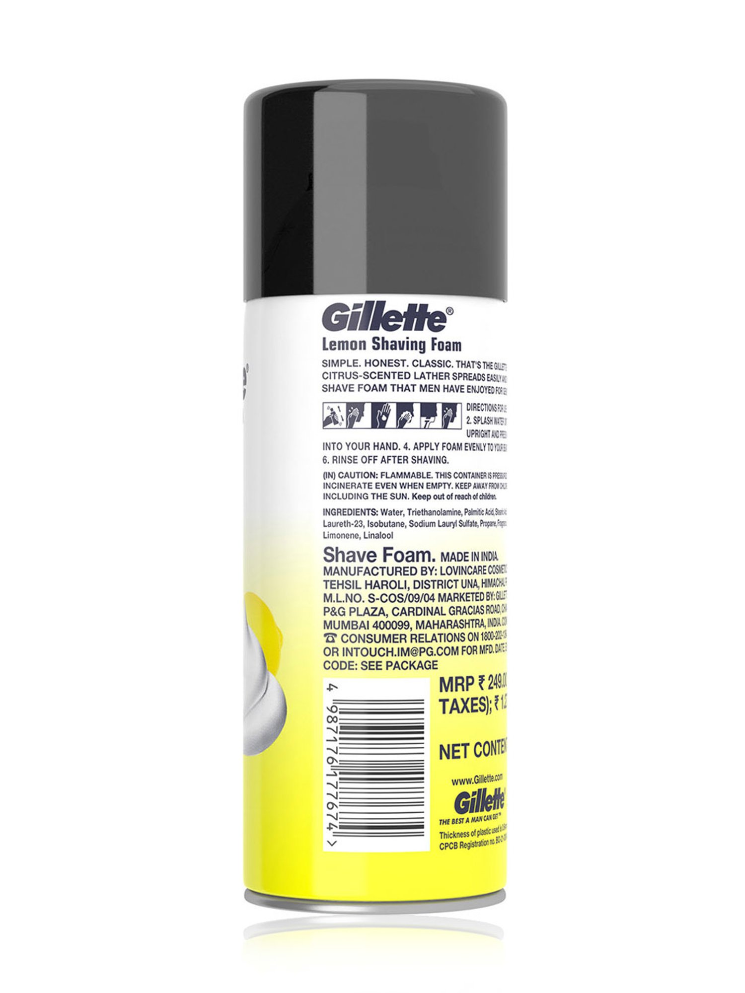 King C. Gillette Men's Beard and Face Wash with Coconut Water - 11.8oz