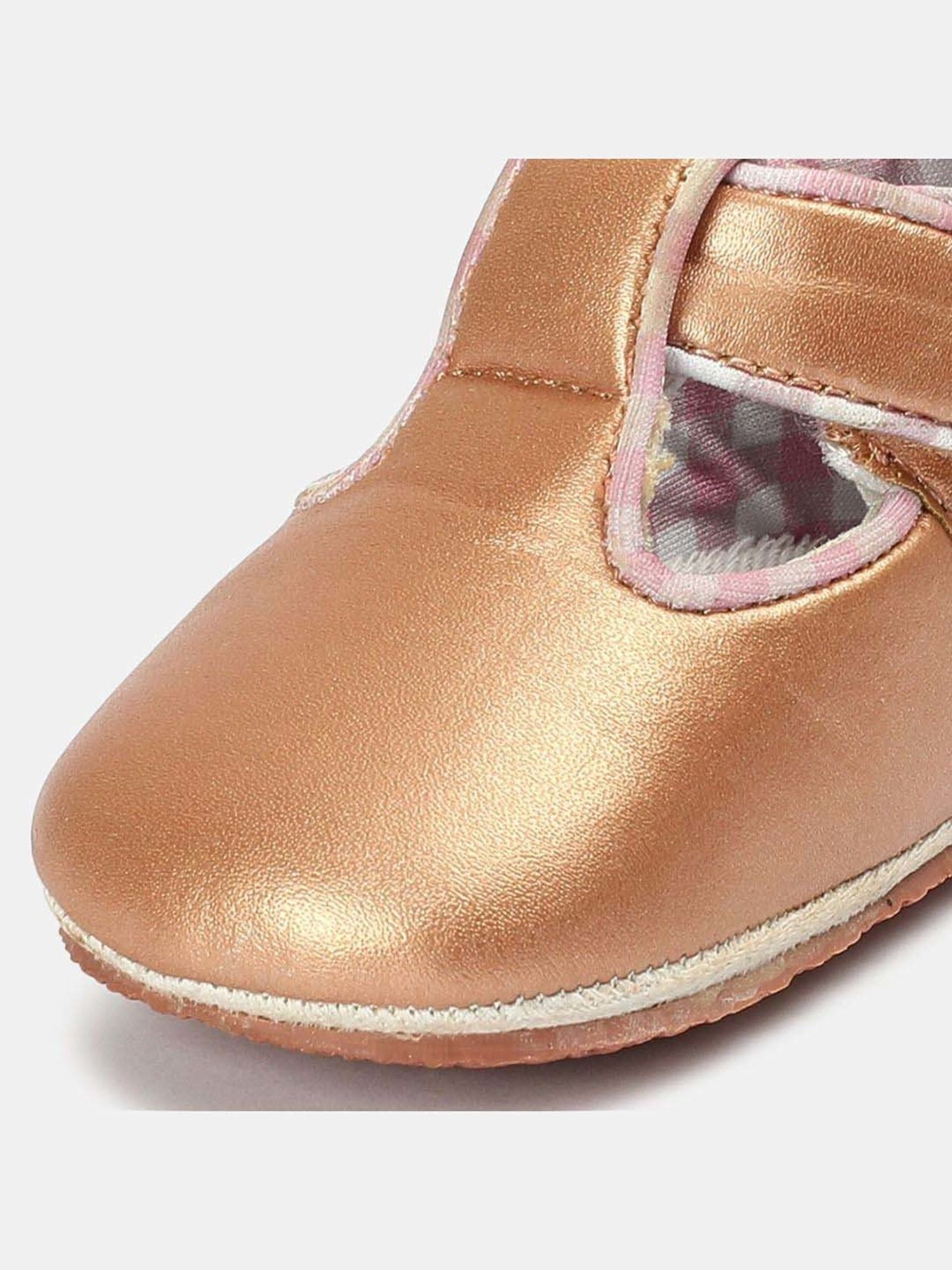 MINIKLUB Girls Rose Gold Party & Club Wear Shoe