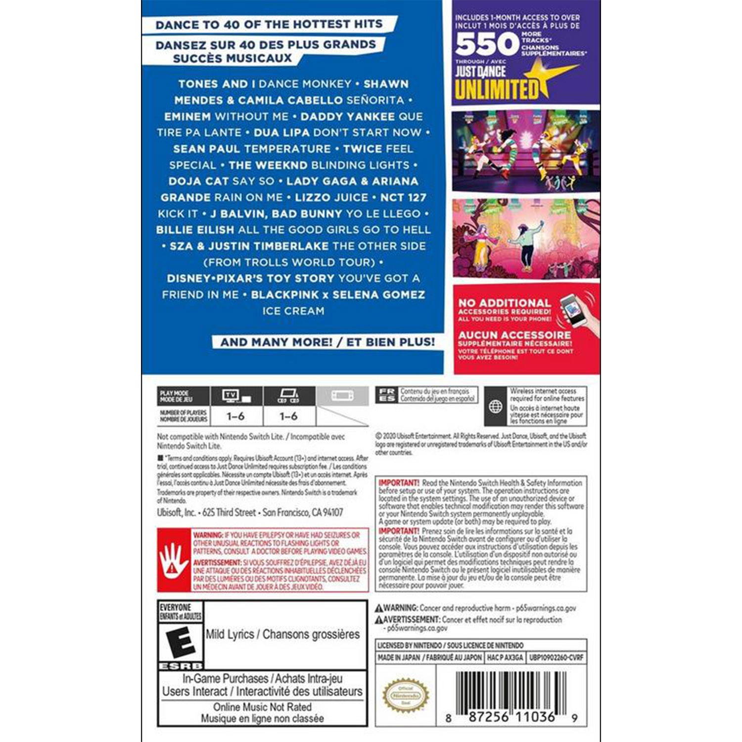 Just Dance 2021 and The Last of Us Part II for PlayStation 4 - Two Game Bundle