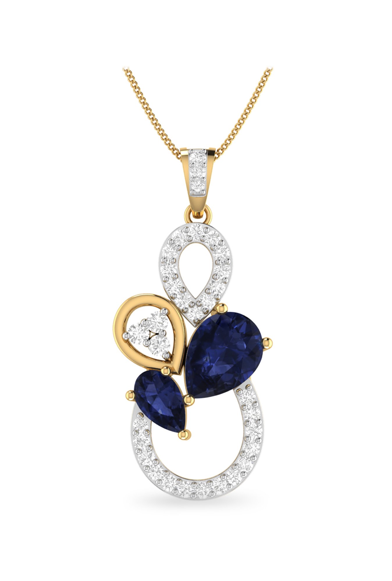 PC Jeweller Jaladhi 22 kt Gold Pendant without Chain