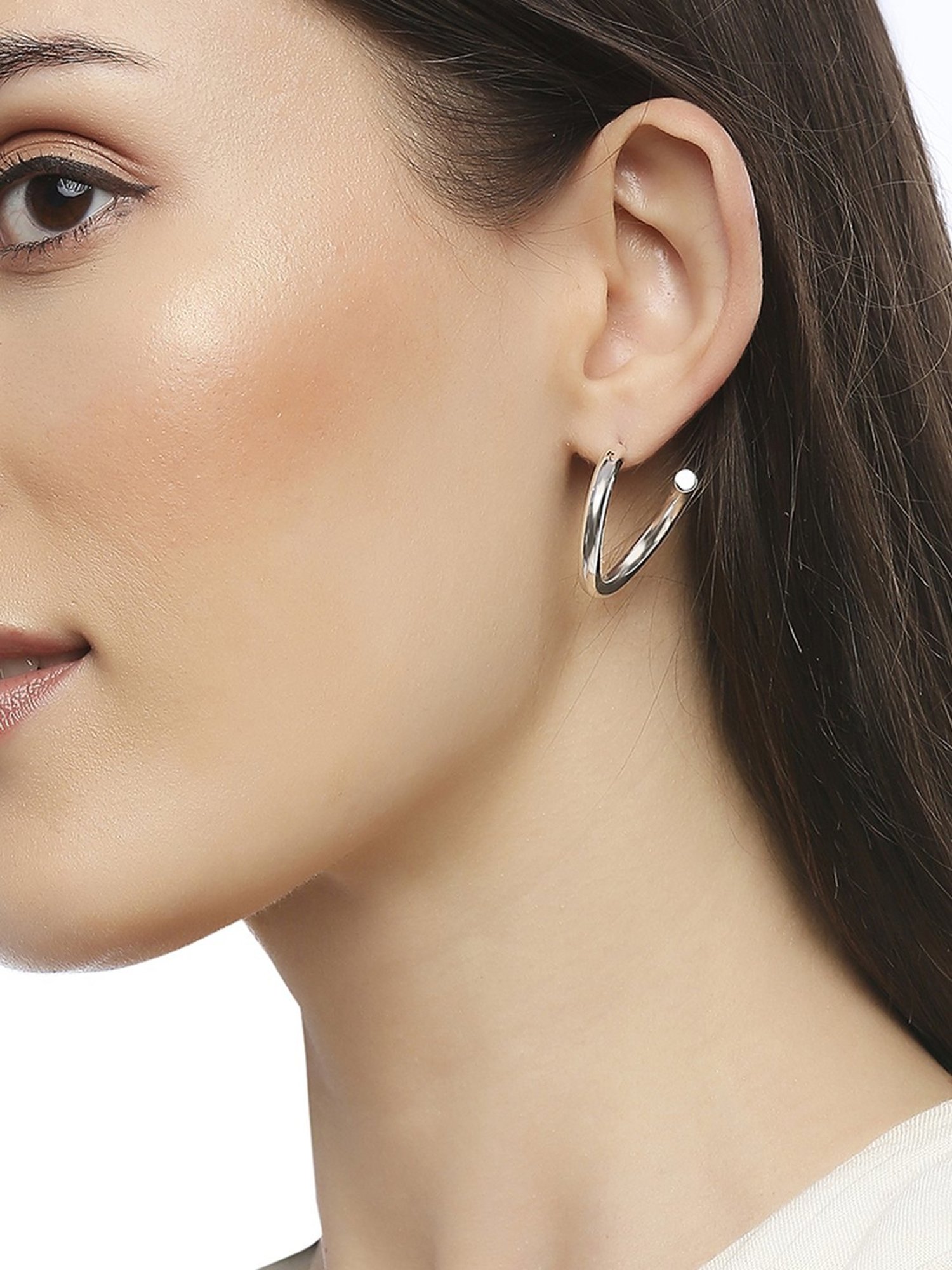 Lilly & Sparkle Set of 5 Mix Plating Hoop Pack