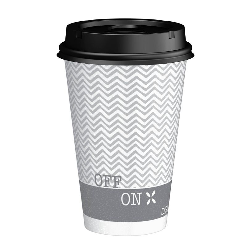 Dixie To Go Hot Beverage Cups & Lids - 22ct/16oz