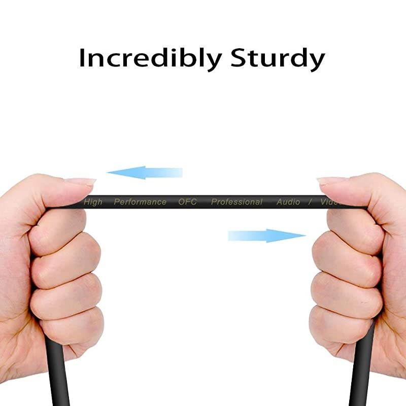 XLR Microphone Cable 10ft,3 Pin XLR Patch Cables Cords DMX Cable(2 Pack)