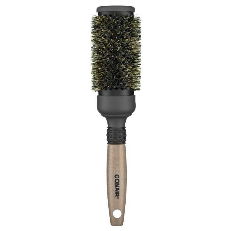 Conair Ceramic Wood Medium Thermal Boar Round Hair Brush