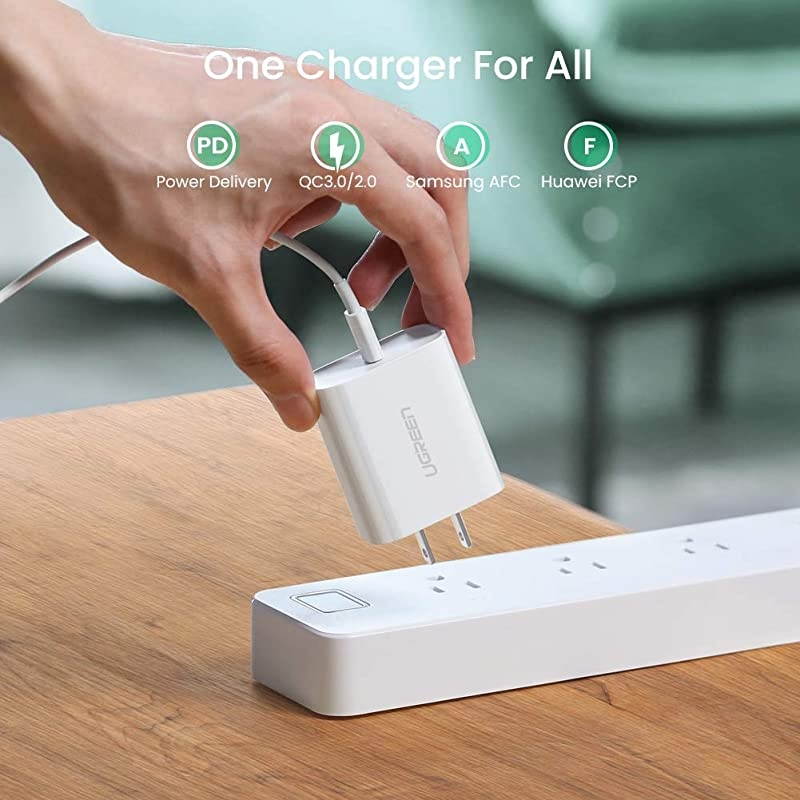 USB C Charger 30W PD Fast Charger Wall Type C Power Delivery for iPad Pro Samsung Galaxy S21 S21+ Note20 Note10 S10 iPhone 12 Mini 12 Pro Max 11 Pro Max AirPods Pixel LG V50 ThinQ