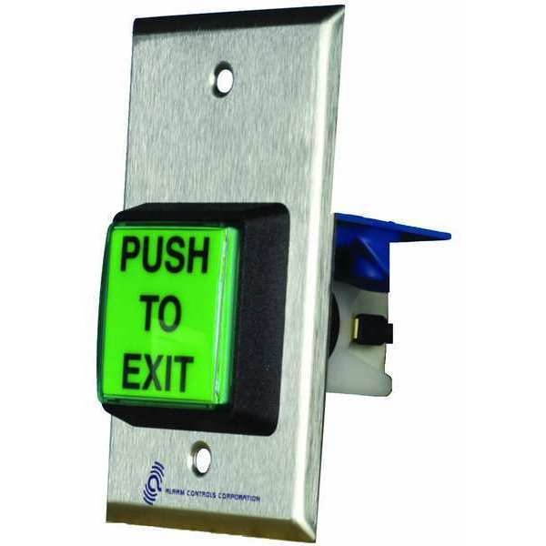 ALARM CONTROLS TS-2T Push Button,5 in. H,w/SPDT Switch
