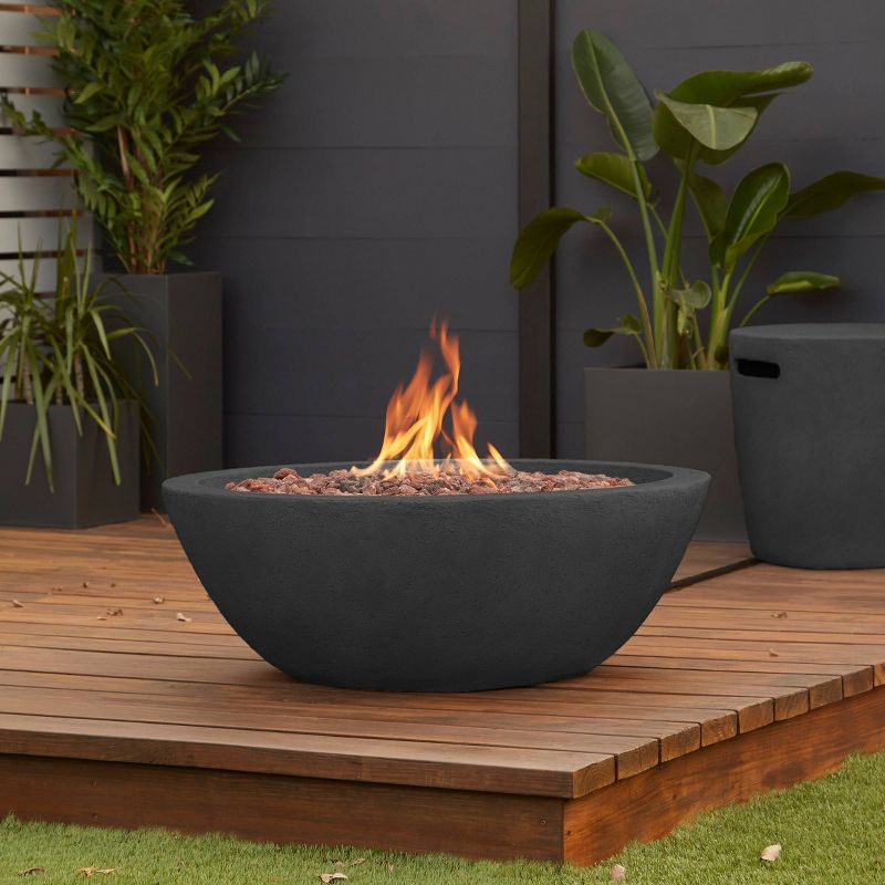 Riverside Fire Bowl Shale - Real Flame