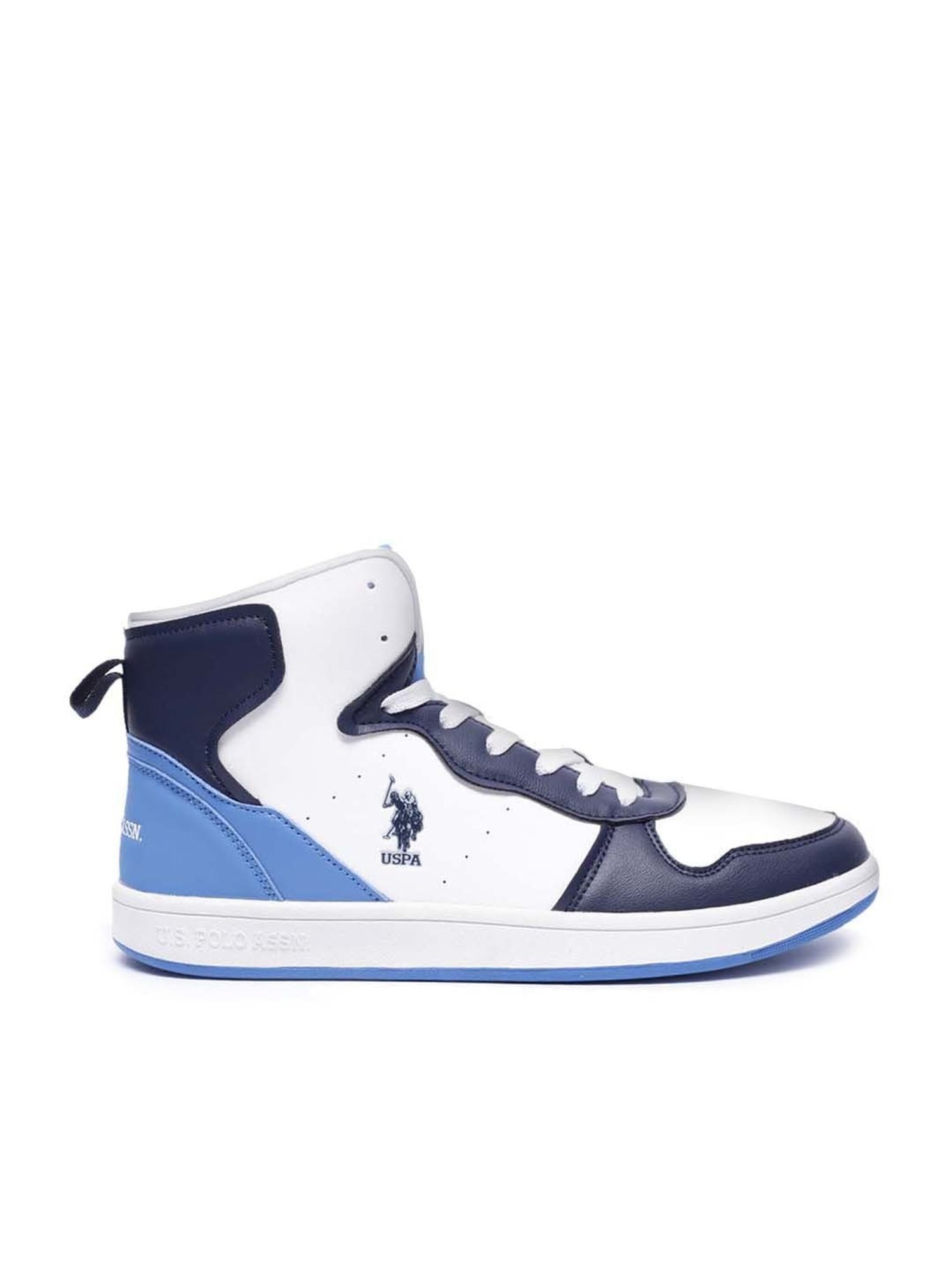 U.S. Polo Assn. Men's ROWAN Blue Ankle High Sneakers