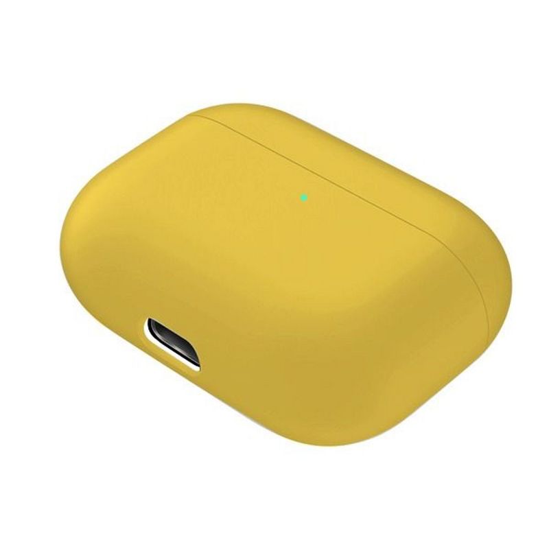 Valor Ultra Thin Soft Silicone Case Cover Compatible with Apple AirPods Pro, Yellow