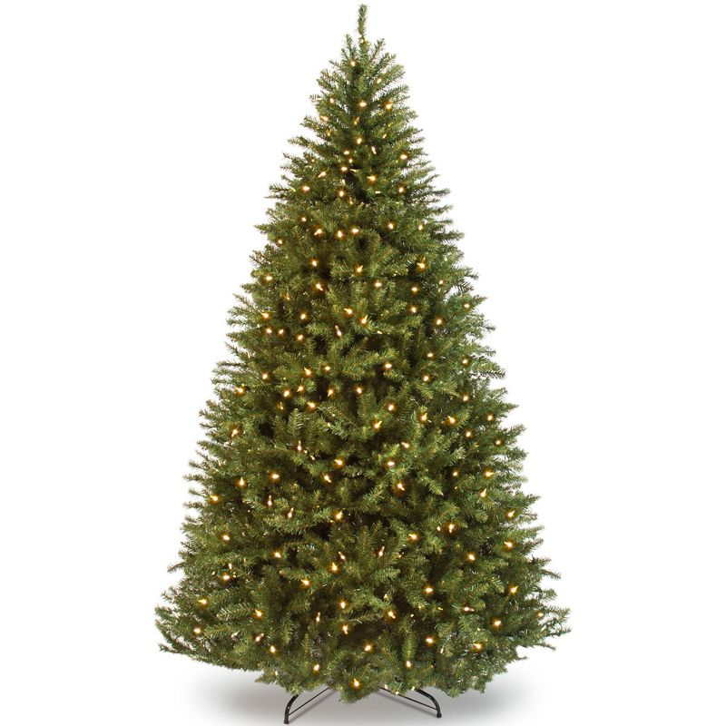 Home Heritage Snowdrift Spruce 6.5 Foot Flocked Christmas Tree with White Lights