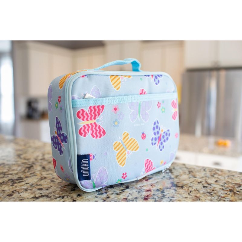 Butterfly Garden Blue Lunch Box