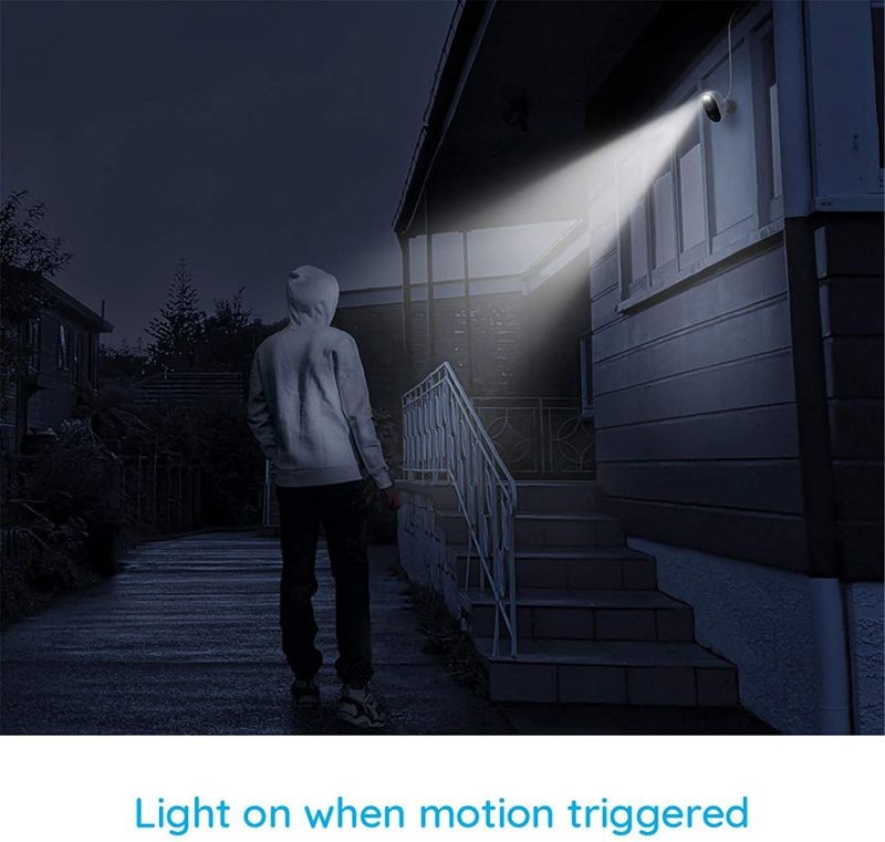 Wireless Camera WiFi Smart Home Camera Night Vision 2 Way Audio 1080P Control with Your Phone with 24/7 Live Video