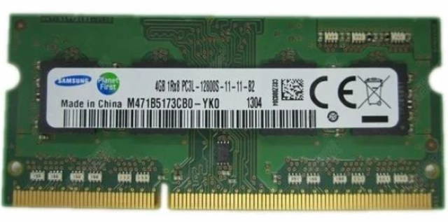 MCPNAND Replacement   4GB DDR3L 1600 1Rx8 PC3L-12800S for Laptop (Samsung M471B5173CB0-YK0 alternative)