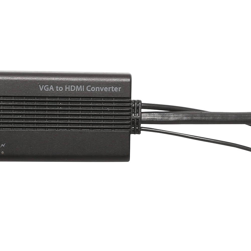 SYBA VGA to HDMI Video & Audio Converter Output Computer Screen, Movie, and Game on TV & Projector SD-ADA31040