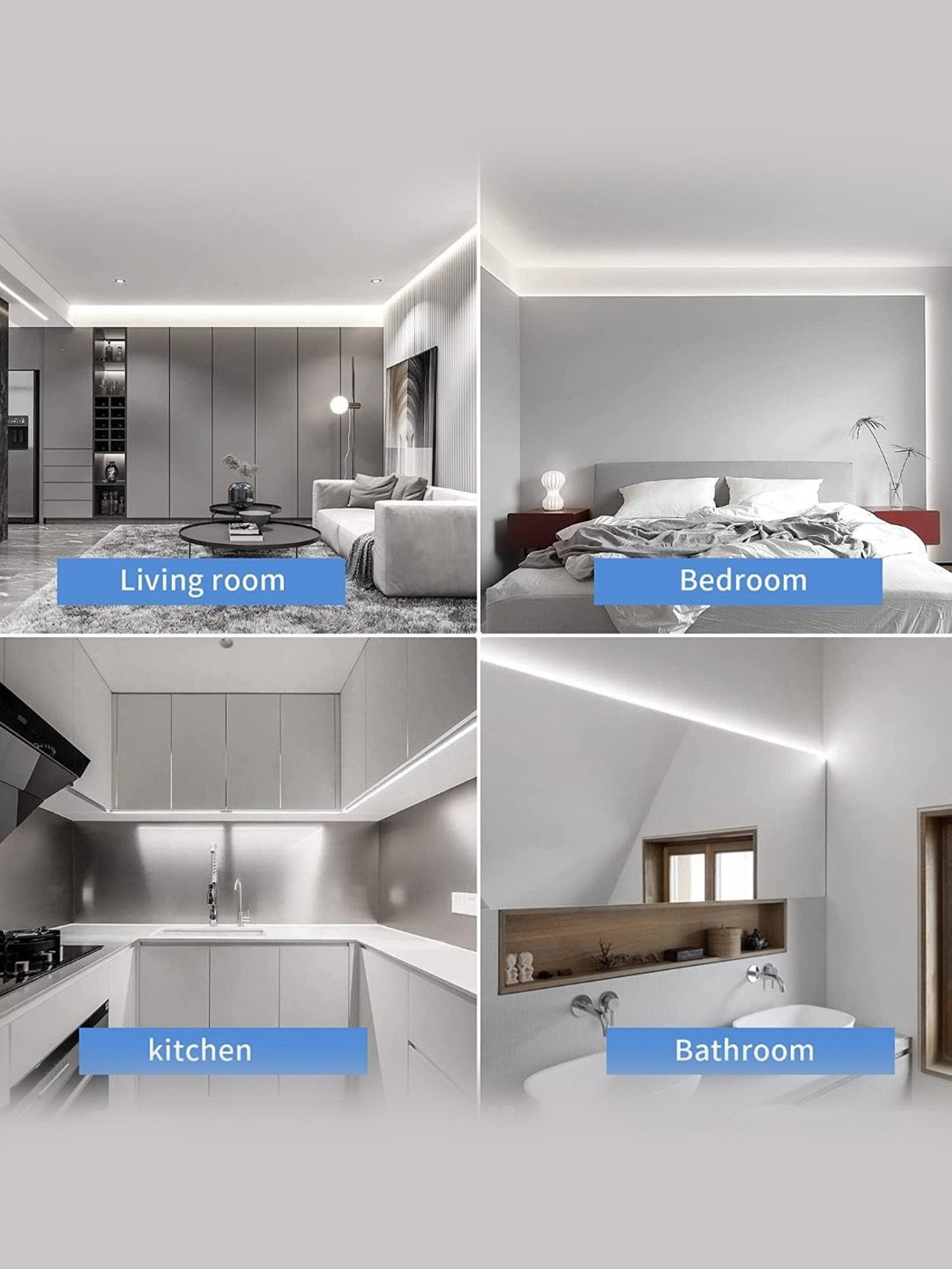 Xergy LED Neon Strip Lights 5Mtr, IP67 Waterproof Neon Rope Light for Home Decoration (White)