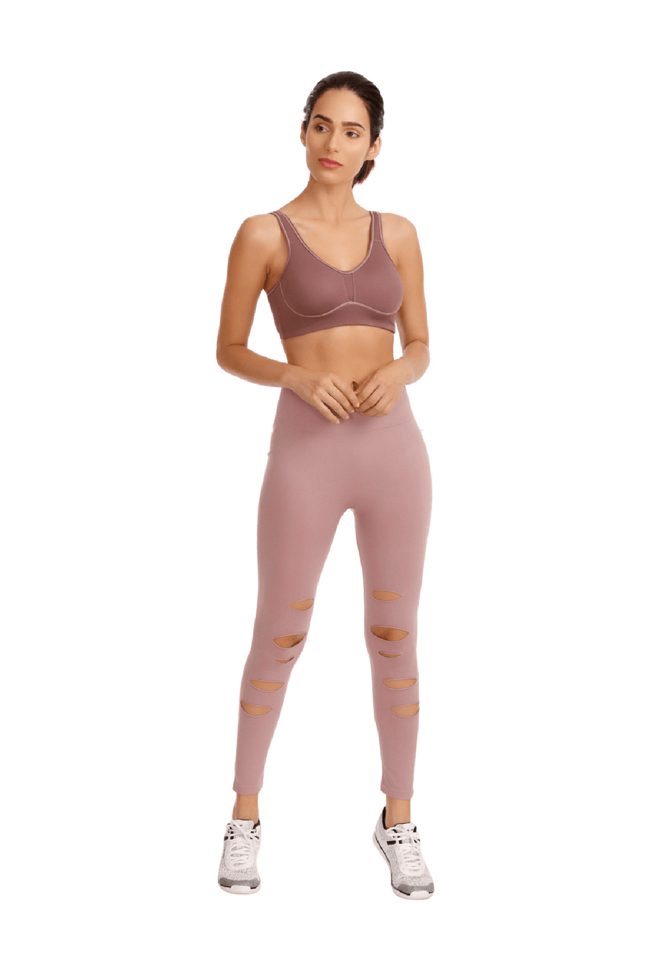 Zelocity by Zivame Pink Regular Fit Tights