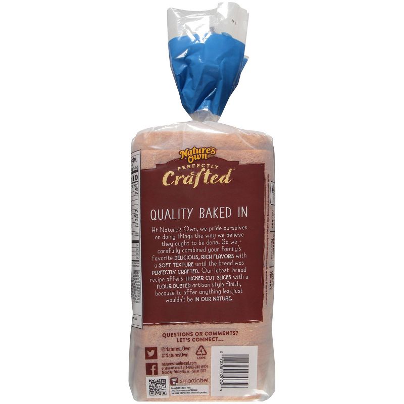 Nature's Own Perfectly Crafted White Sandwich Bread - 22oz
