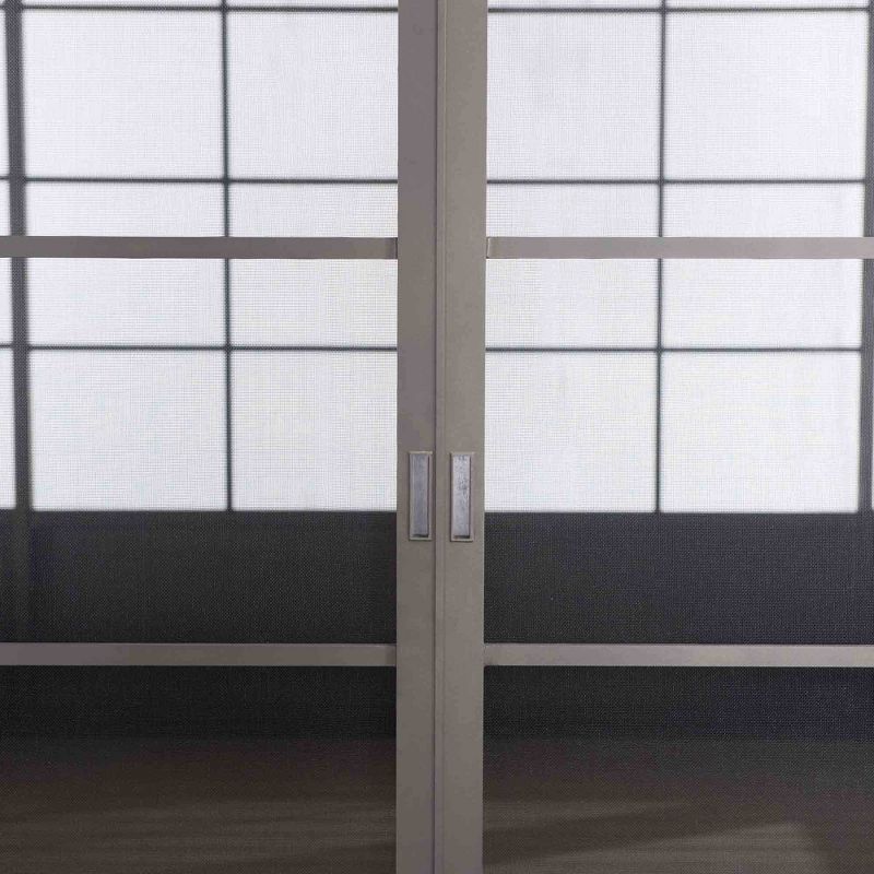 Sierra 12' X 14' Steel Frame Gazebo With Sliding Doors - Sunjoy