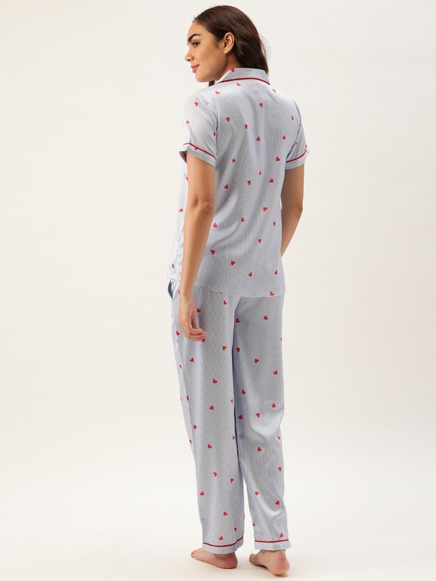 Clt.s Blue Printed Pajama Set
