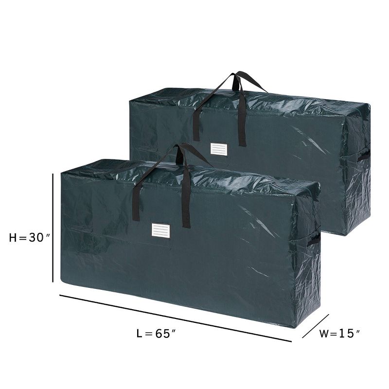 Elf Stor 9' Premium Christmas Tree Bag Holiday Extra Large Gray