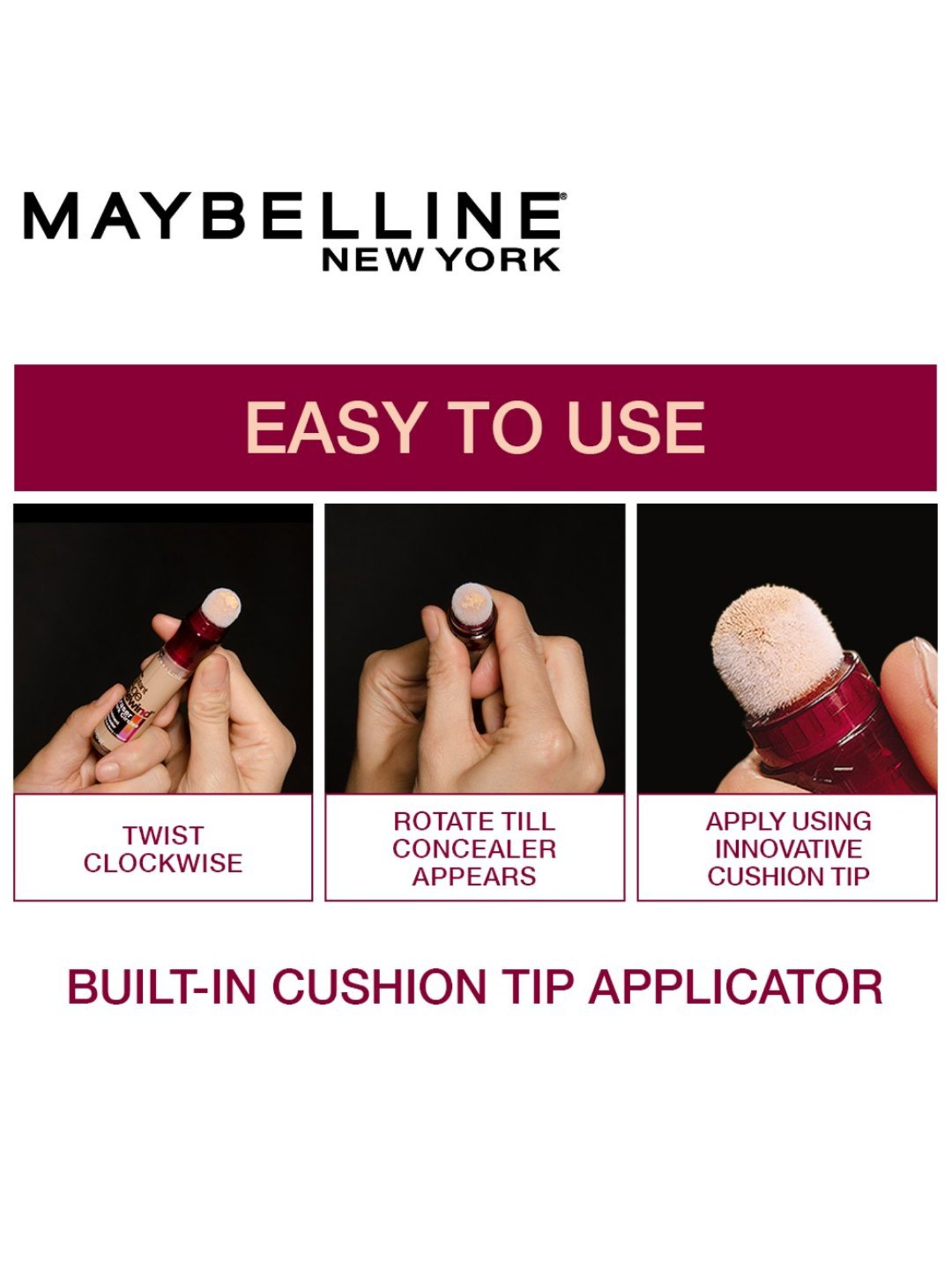 Maybelline New York Instant Age Rewind Eraser Multi Use Concealer Ivory - 6 gm