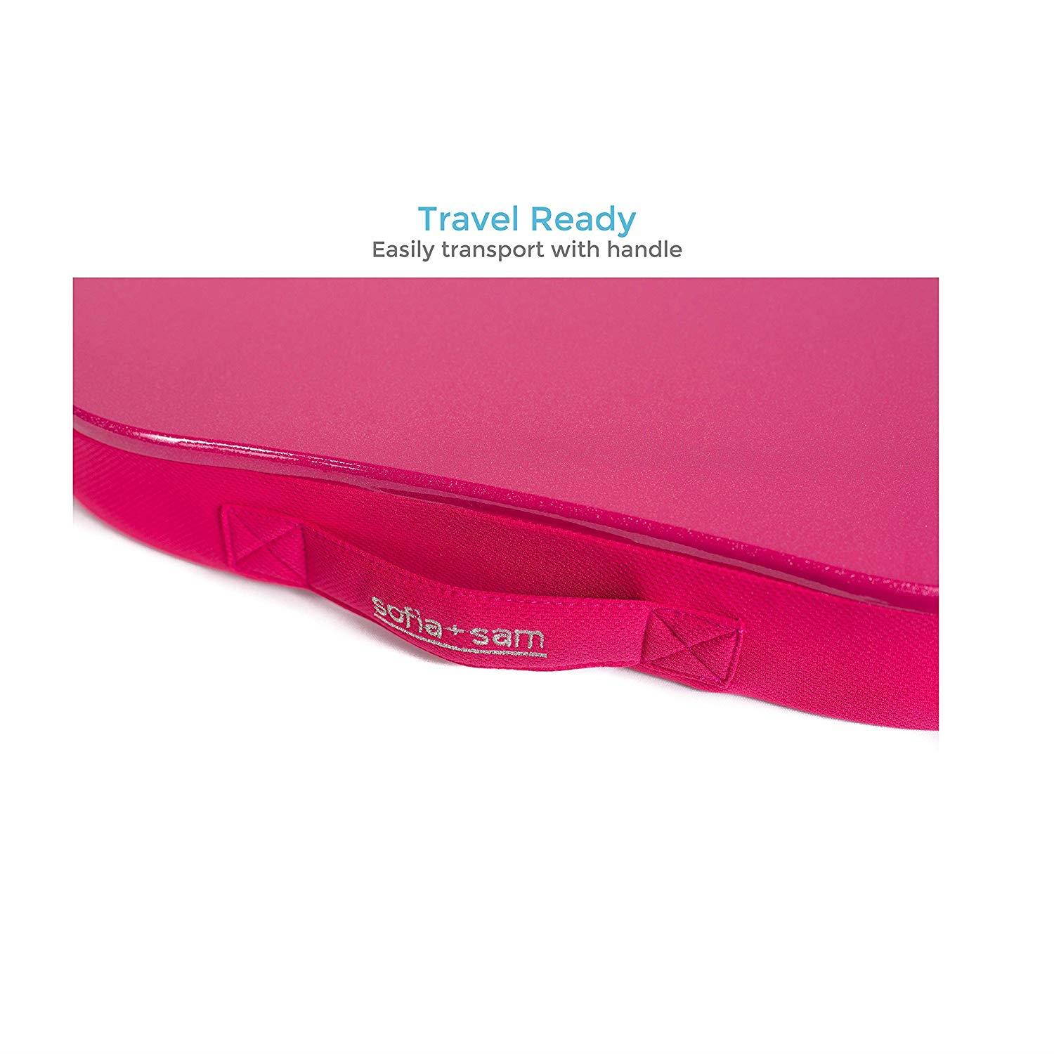 Sofia + Sam Mini Memory Foam Lap Desk Color: Pink