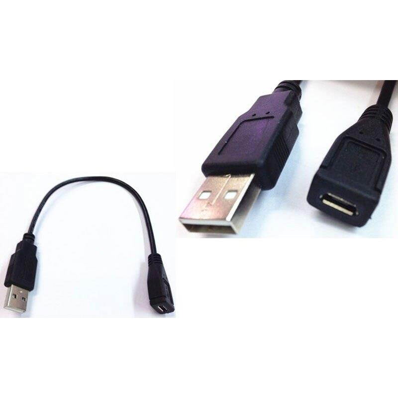 USB 2.0 A male to Micro USB B female adapter cable MF