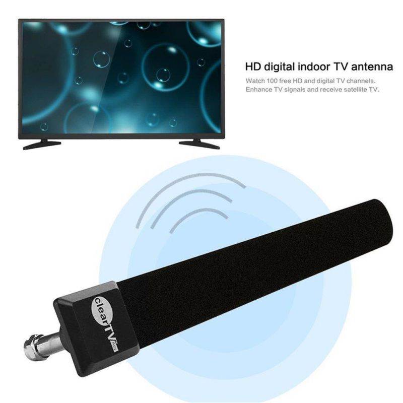 Clear TV Key HDTV FREE TV Digital Indoor Aerial Ditch Cable As Seen On TV