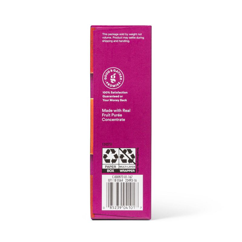 Pomegranate, Mango and Strawberry Fruit Strips Variety Pack - 24oz/48ct - Good & Gather™