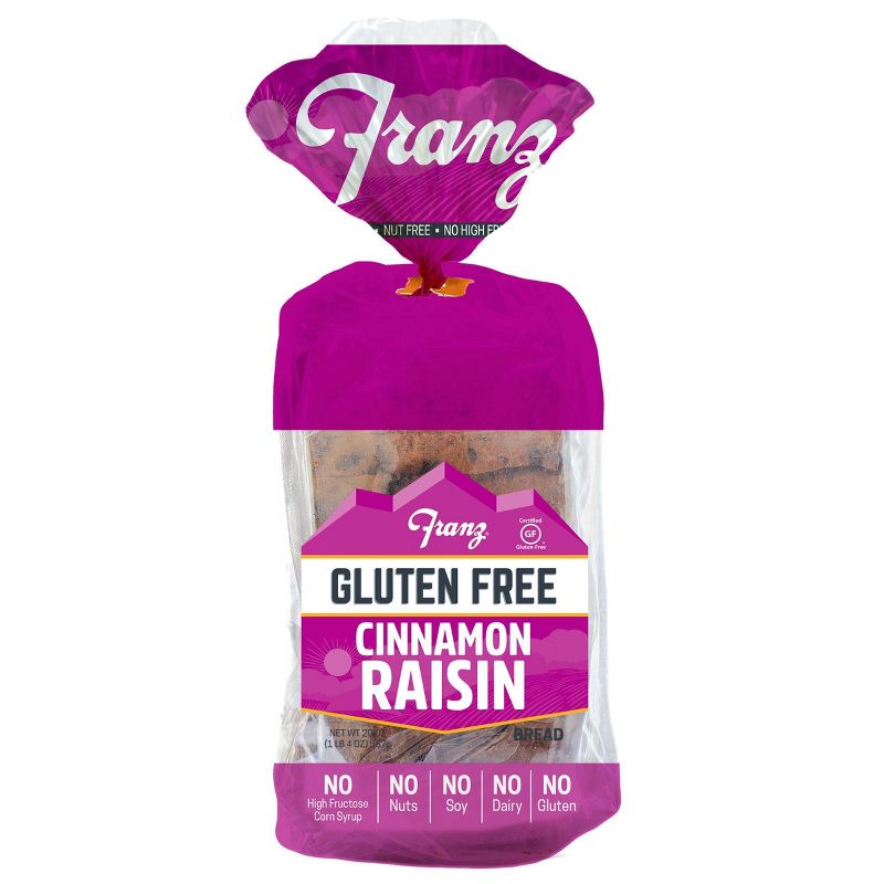 Franz Gluten Free Cinnamon Raisin Bread 20oz