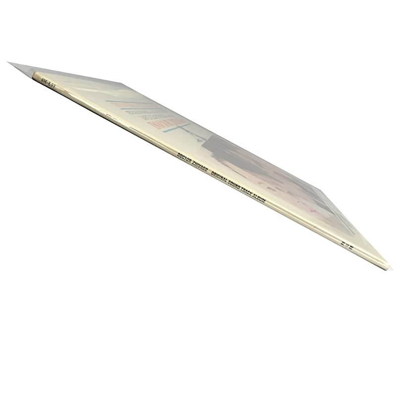 Vinyl Record Sleeves for Your 12&rdquo; Record Covers | 100x Crystal Clear Outer LP Sleeves with Resealable Flap for Complete Protection of Your Album Covers.