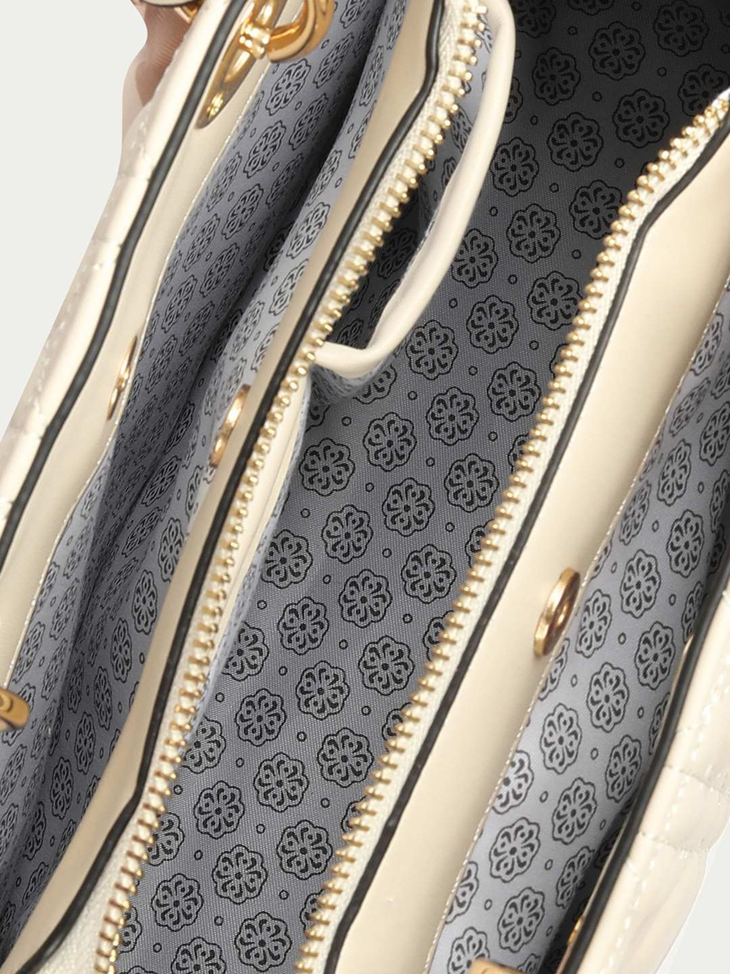 ZOUK Kashmir Blooms Classic Multicolor Printed Medium Handbag