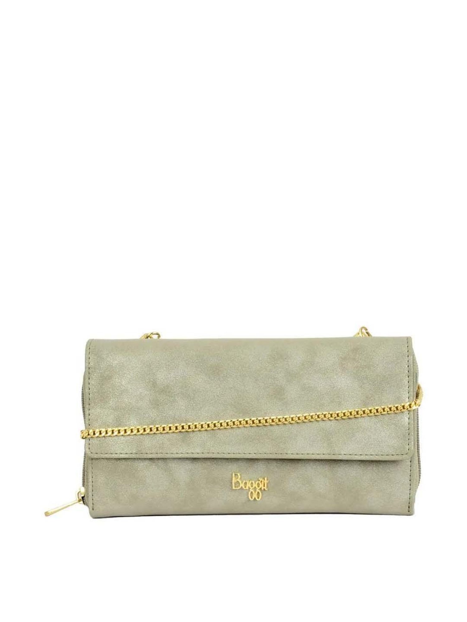 Baggit Green Solid Wallet for Women