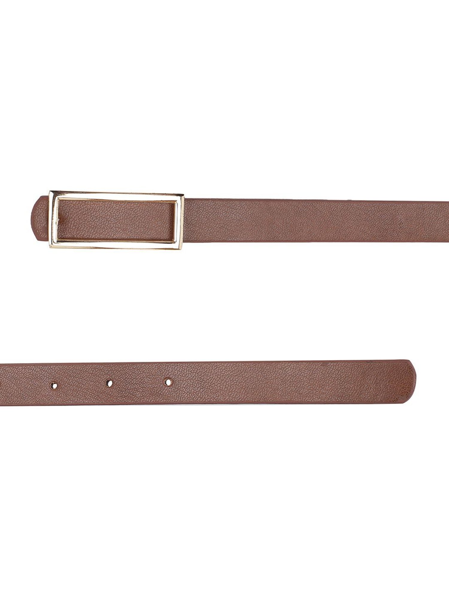 Antony Morato Black Leather Solid Waist Belt
