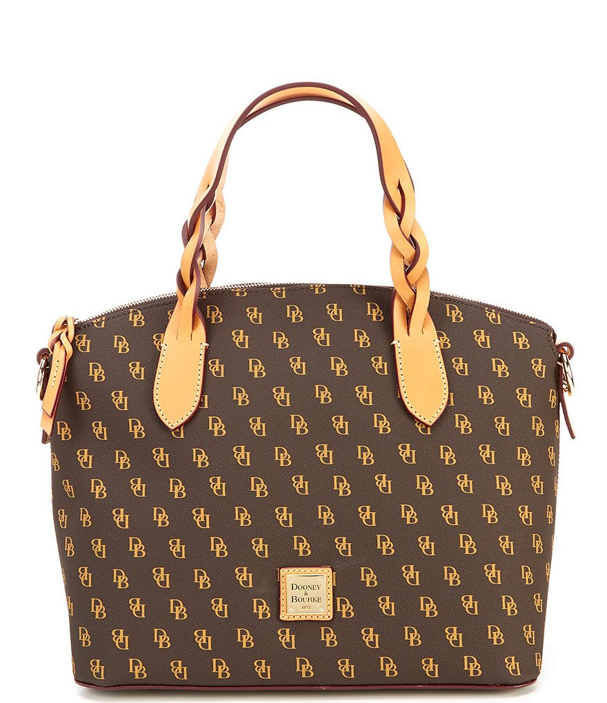 Dooney & Bourke Signature Blakely Collection Celeste Logo Satchel Bag