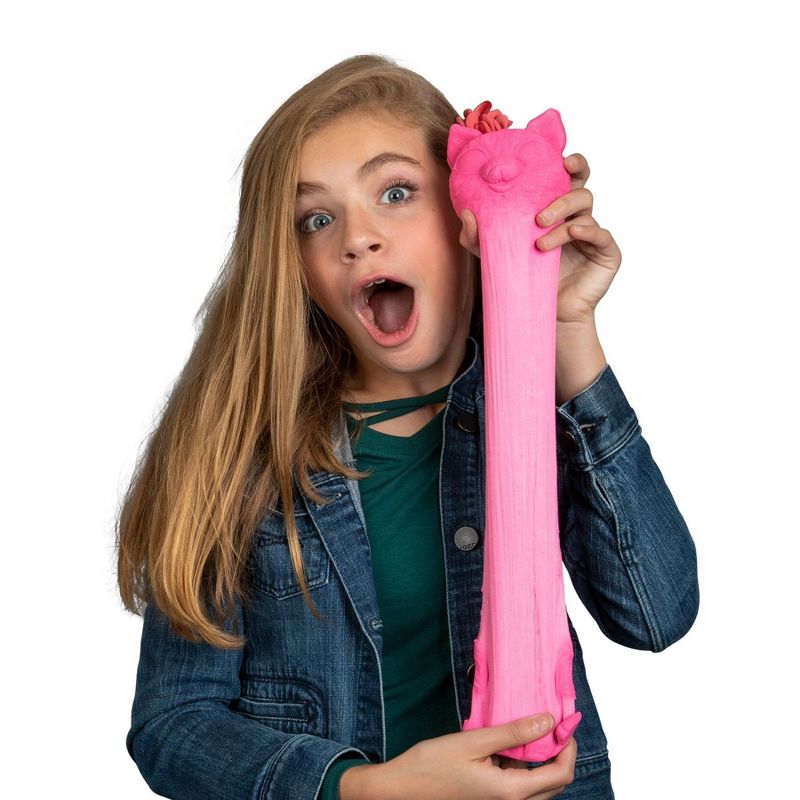 OrbSlimy Flowtonia Jar with Molded Lid - Pink Cat