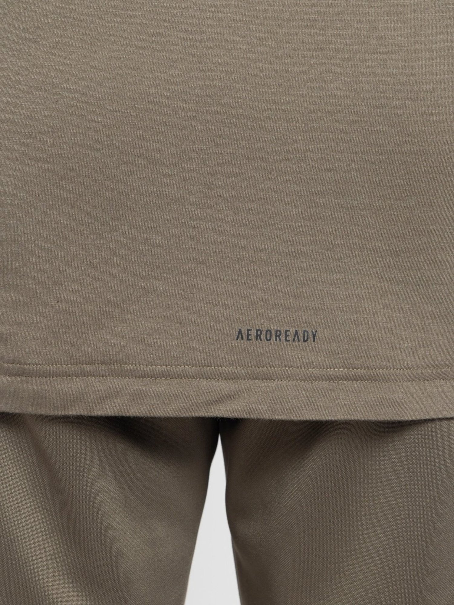 Adidas Green Cotton Regular Fit T-Shirt