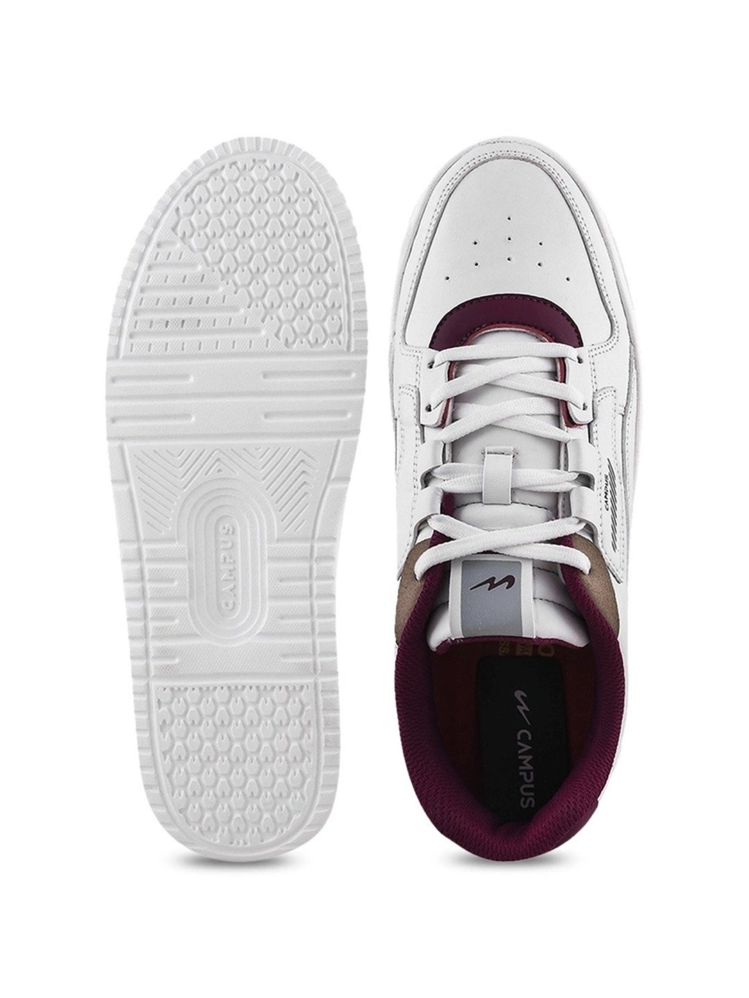 Campus Men's OG-11 Wine Casual Sneakers